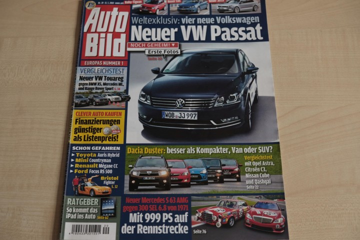 Deckblatt Auto Bild (20/2010)